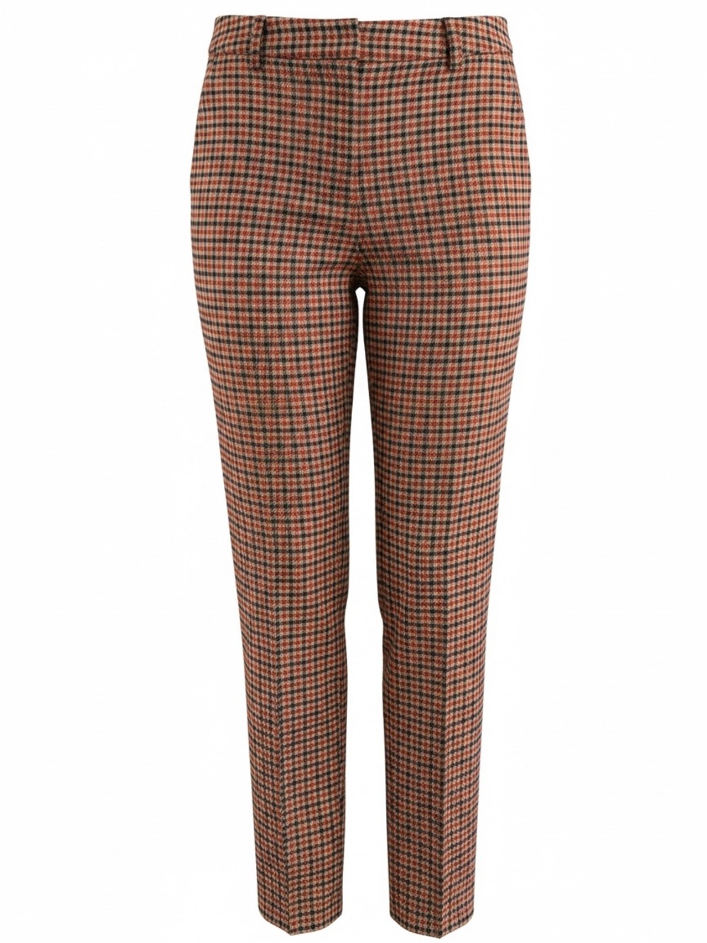 Boden Houndstooth Wool Trousers